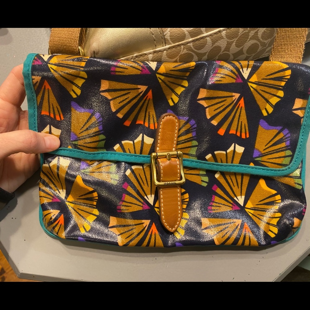 Fossil cross body purse